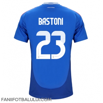 Italia Alessandro Bastoni #23 Tricou Fotbal Replică European 2024 Barbati Acasa